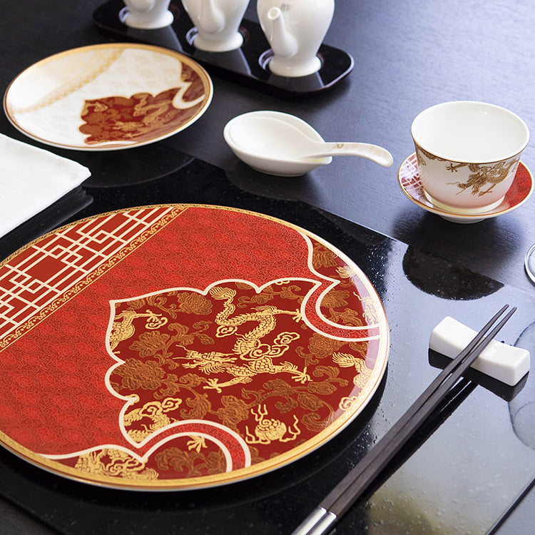 13.5cmスープスプーン｜中華用ブランド食器｜NOVEL DRAGON｜ニッコー