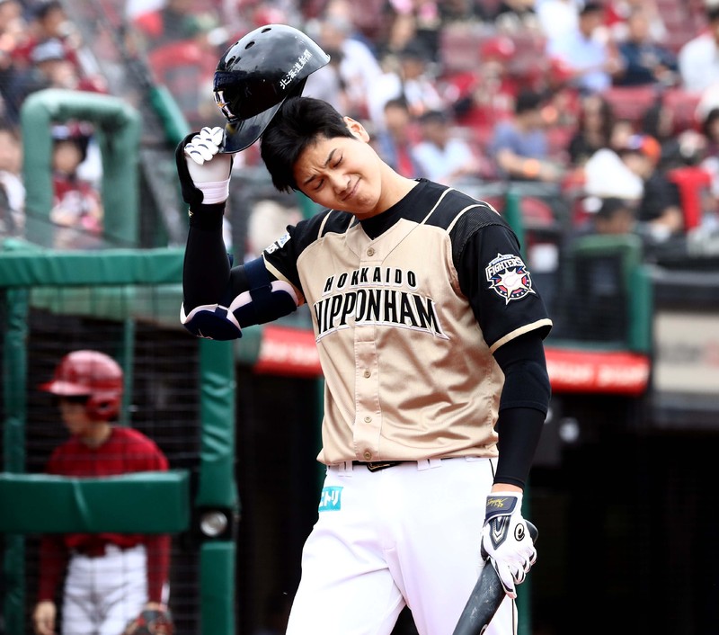 日本ハム大谷 国内ラスト試合で4打数ノーヒット - プロ野球 : 日刊