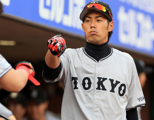 読売ジャイアンツ立岡宗一郎選手実使用バッティンググローブ 久保田