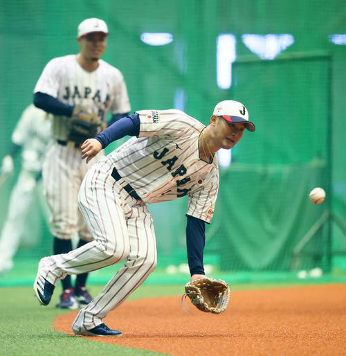 侍ジャパン】吉川尚輝、最年長30歳の余裕「守備から打撃につながる