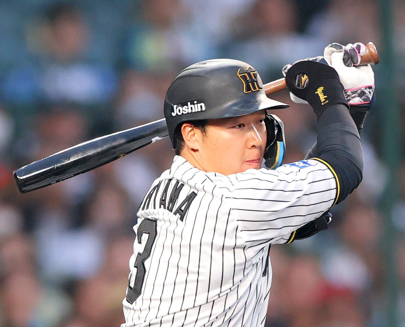 阪神】大山悠輔がNPB魚雷バット初安打＆V打 不向きの外角球を