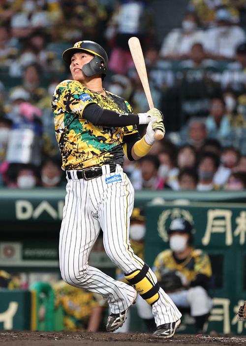 阪神】北條史也が1号2ラン「絶対に爪痕を残してやろうと」スタメン