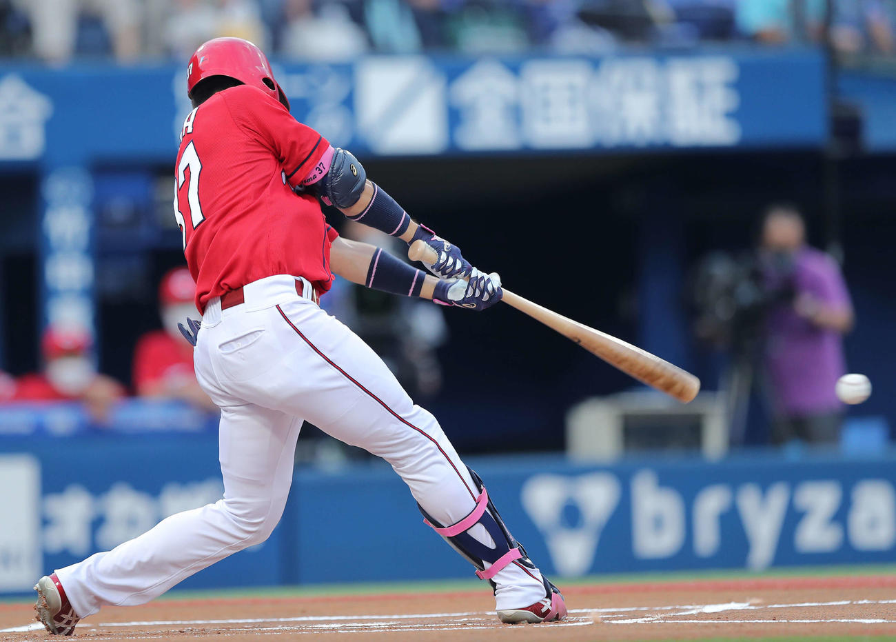 靴べらバット広島カープ野間峻祥選手2022年シーズン使用