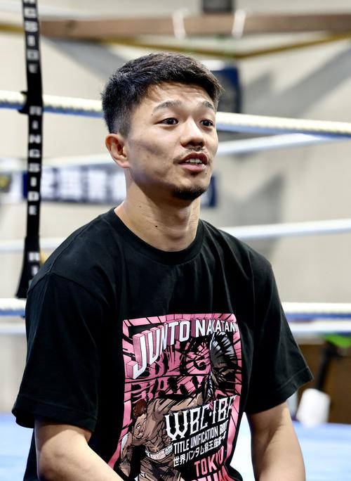 中谷潤人「未来をたくさん想像して」6・8西田凌佑との統一戦へ特注