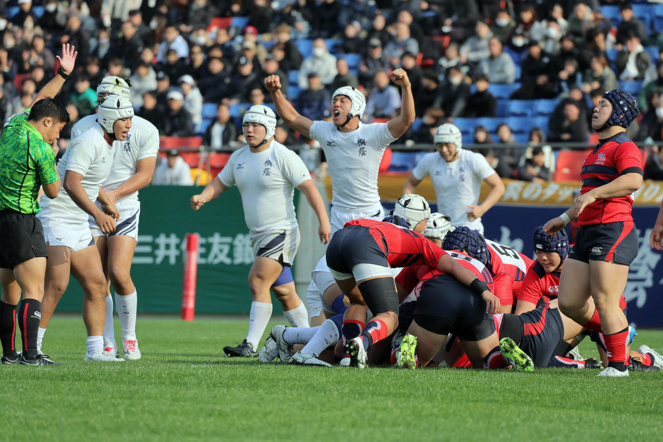 高校ラグビー】桐蔭学園が常翔学園下し3連覇へ好発進 2トライの堂薗