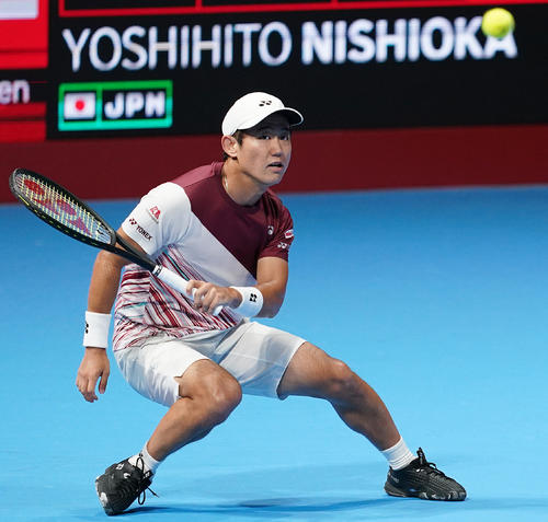 テニス】西岡良仁が初戦敗退 世界33位ケツマノビッチに逆転負け「いい