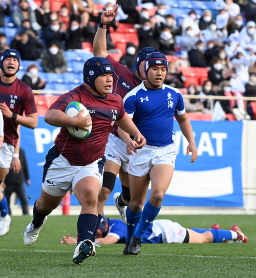 高校ラグビー】大阪桐蔭8T完封勝ち8強 CTB上田倭士「原点に戻って