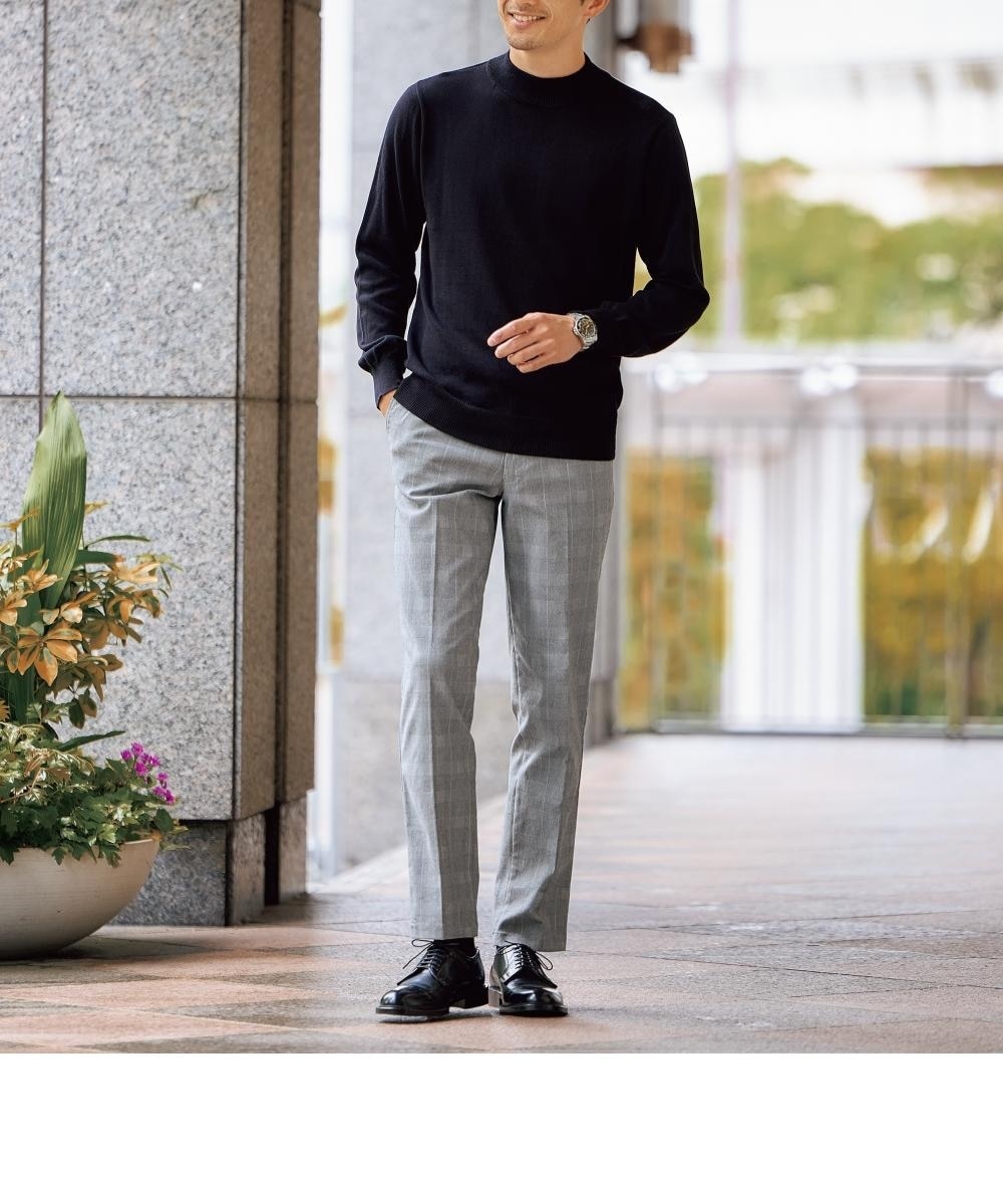 すごく伸びるストレッチチェックパンツ【大きいサイズ有】 通販