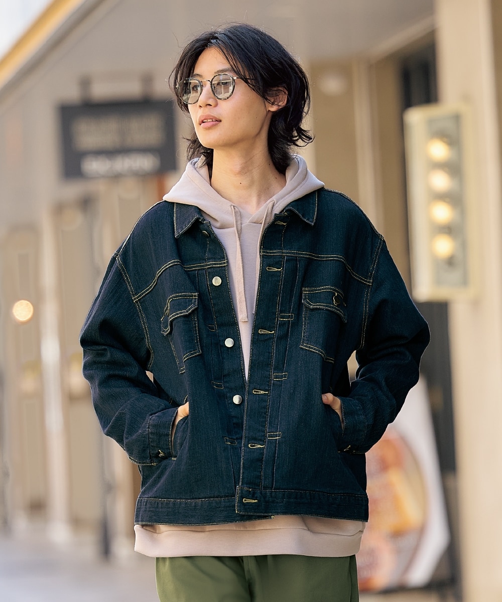 ずっと真夜中でいいのに。 オーバーサイズ デニムジャケット L