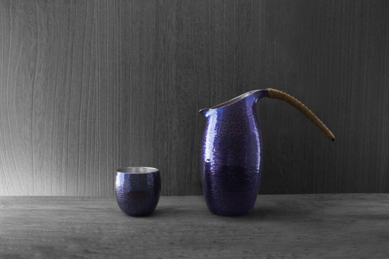 青藍色銅酒器 - 百年物語