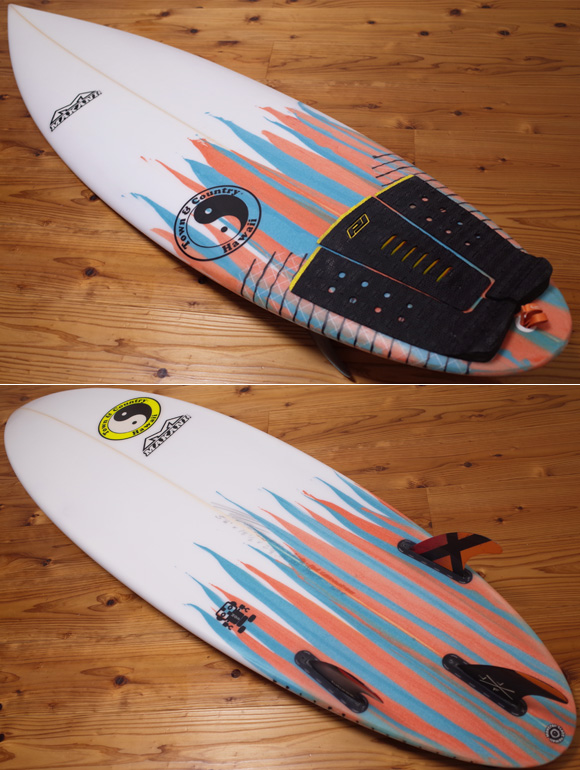 T&C タウンアンドカントリーサーフボード H・MOD 中古ショートボード 5