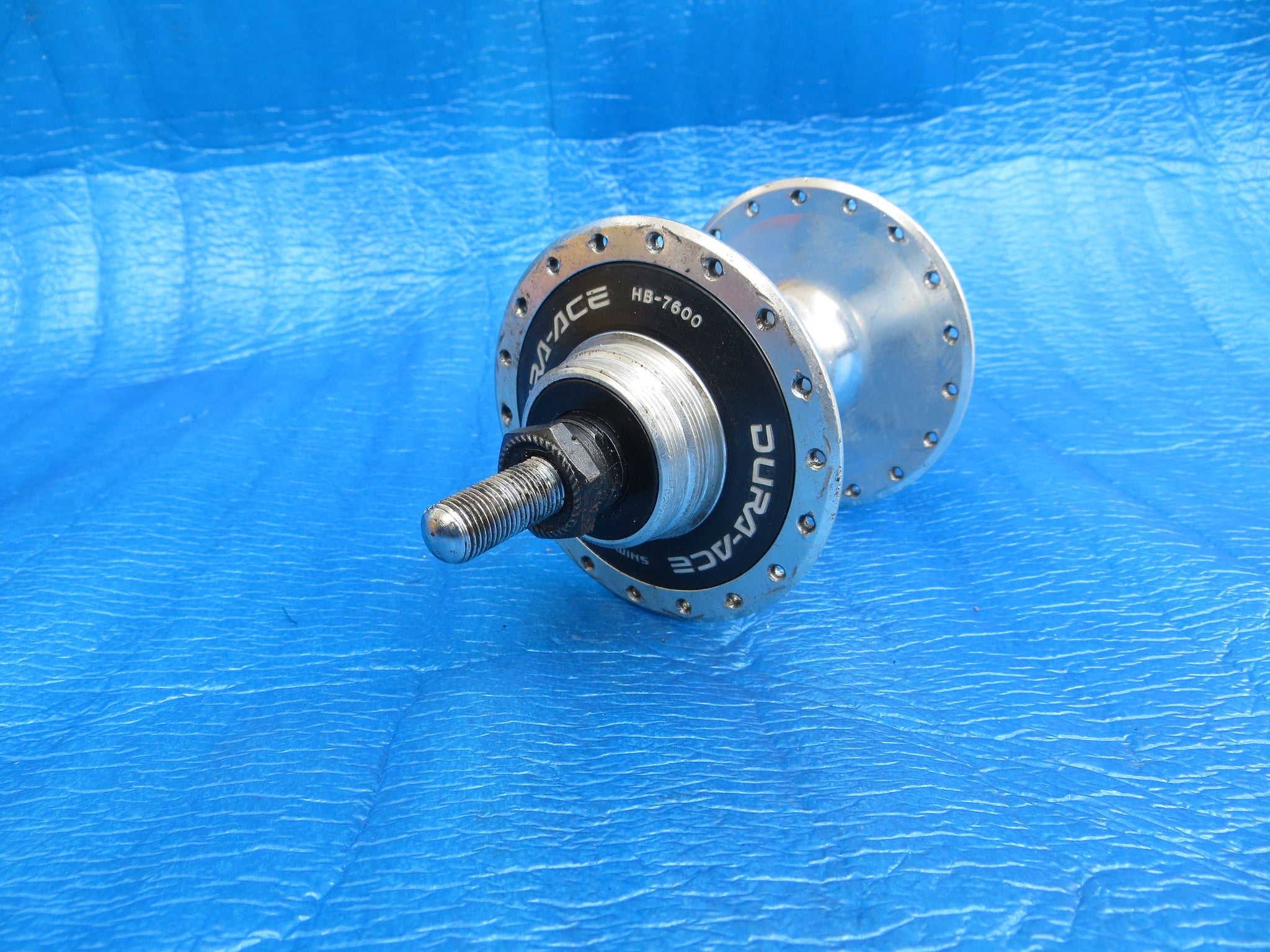 SHIMANO DURA-ACE HB-7600 ハブ njs 競輪 前後セット SHIMANO DURA-ACE