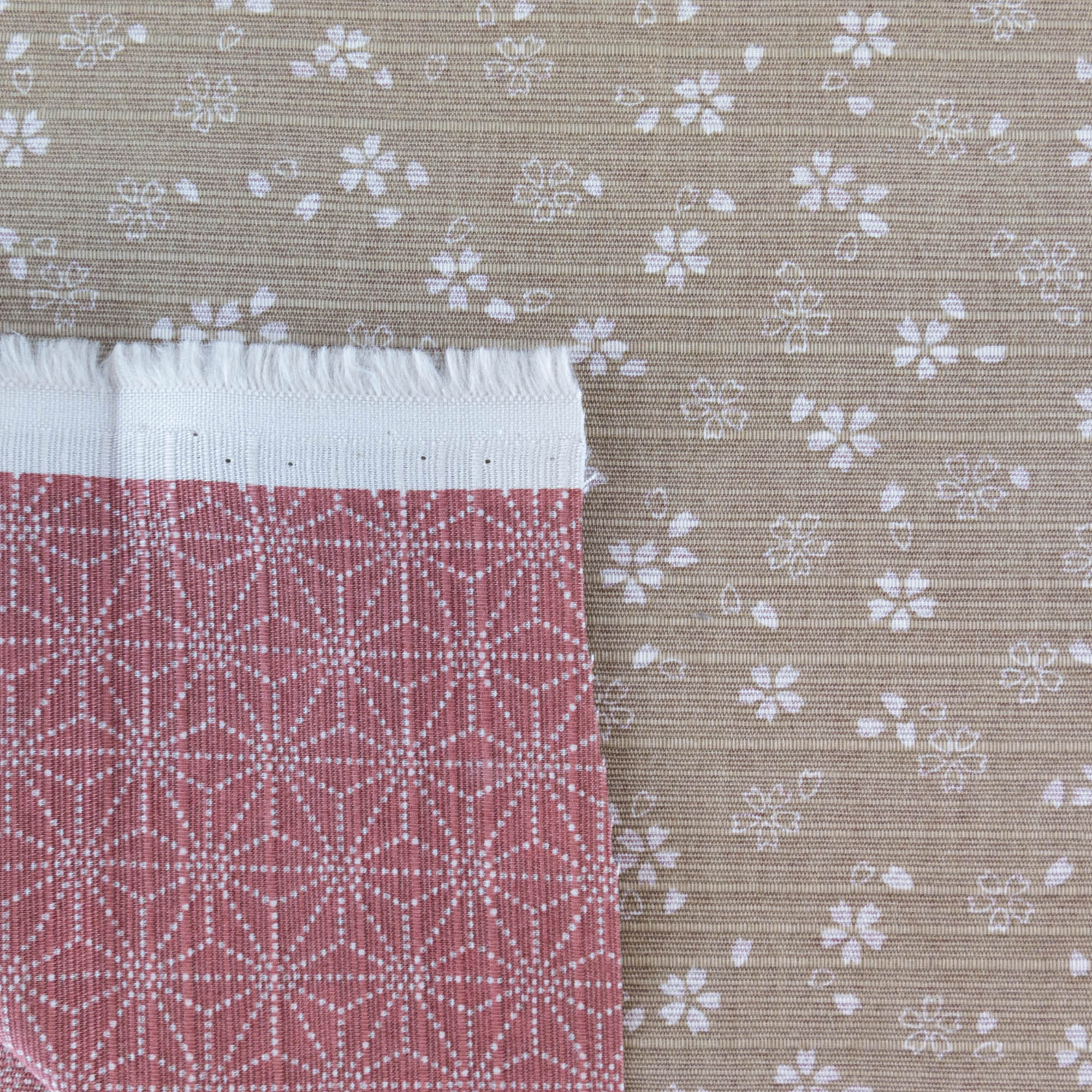 Double-Sided Cotton Dobby Fabric - Taupe/Mauve (SD3511) – Snuggly
