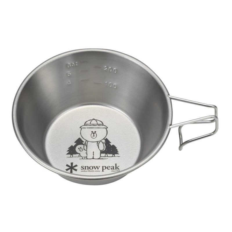 廃盤 スノーピーク ライン コラボ チタン シェラカップ LINE キャンプ