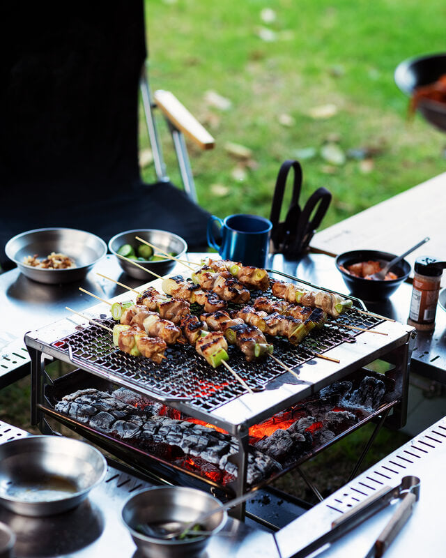 IGT Sitting Height 660mm Leg Set - Iron Grill Table - Snow Peak