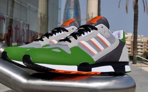 adidas Originals ZX800 - Aluminum/Lime- SneakerFiles