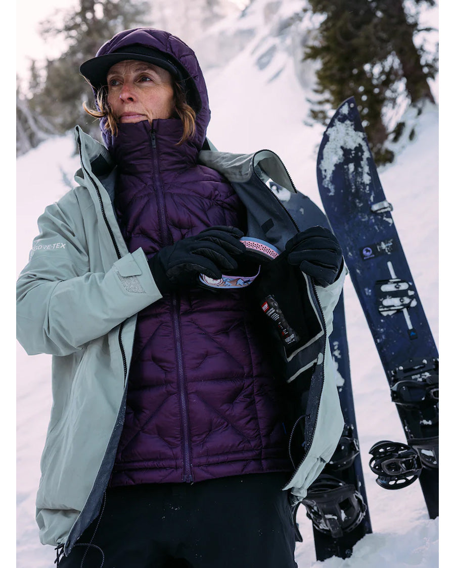 Burton Women's [ak] Kimmy Gore-Tex 3L Jkt Petrol Green/True Black