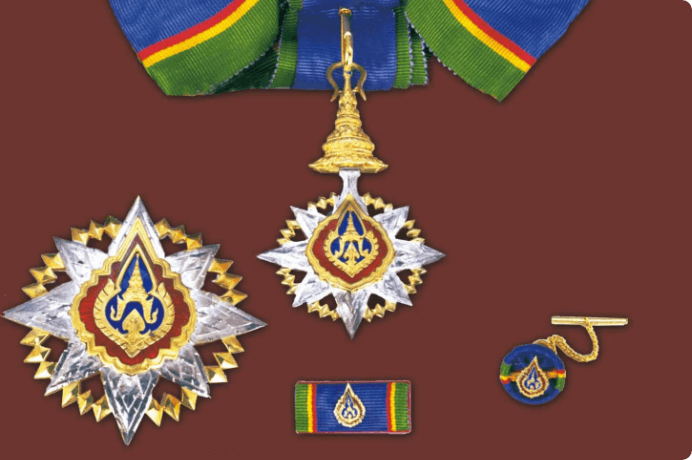 ☆∀☆)勲章 王冠勲章 タイ Thailand ☆∀☆)勲章 王冠勲章 タイ