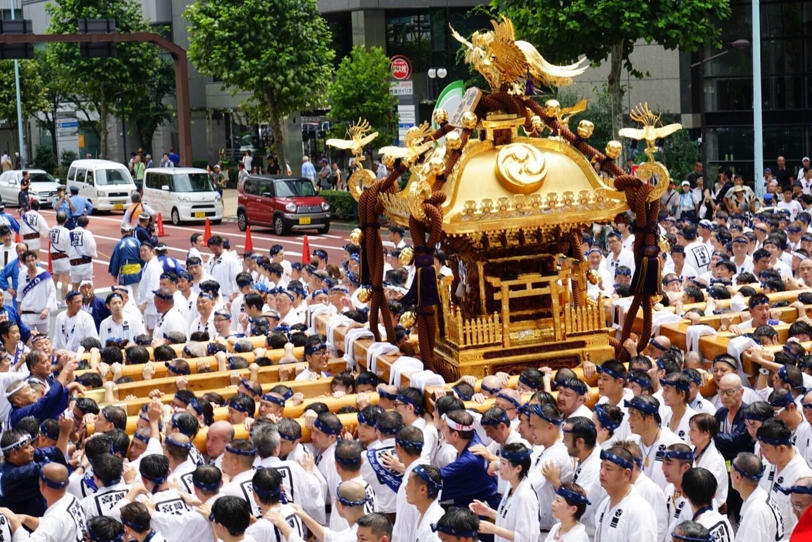 平成30年8月12日】深川まつり富岡八幡宮二の宮神輿渡御と子ども神輿