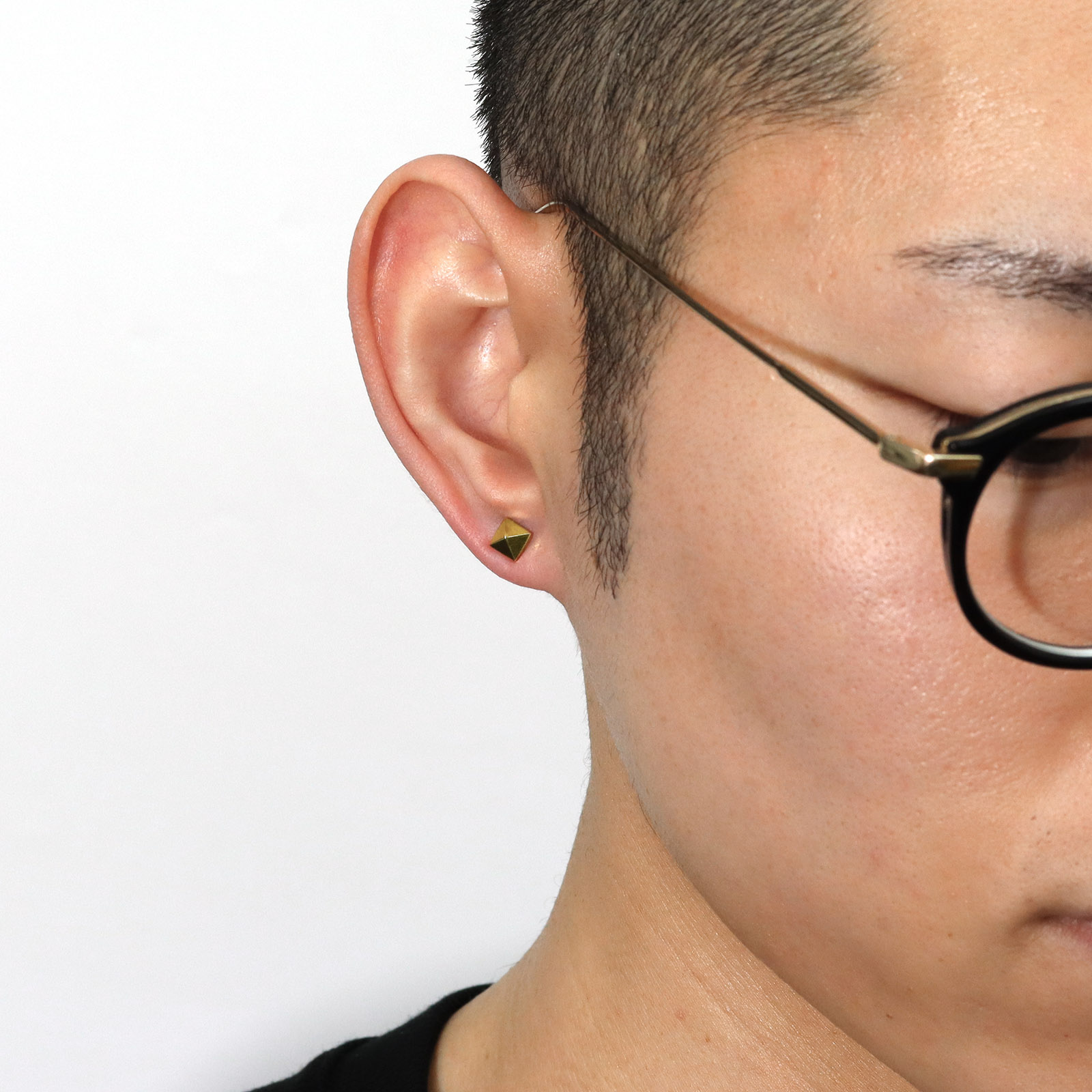 GARDEL（ガーデル） ONE STUDS PIERCE - K18Yellow Gold（ワンスタッズ