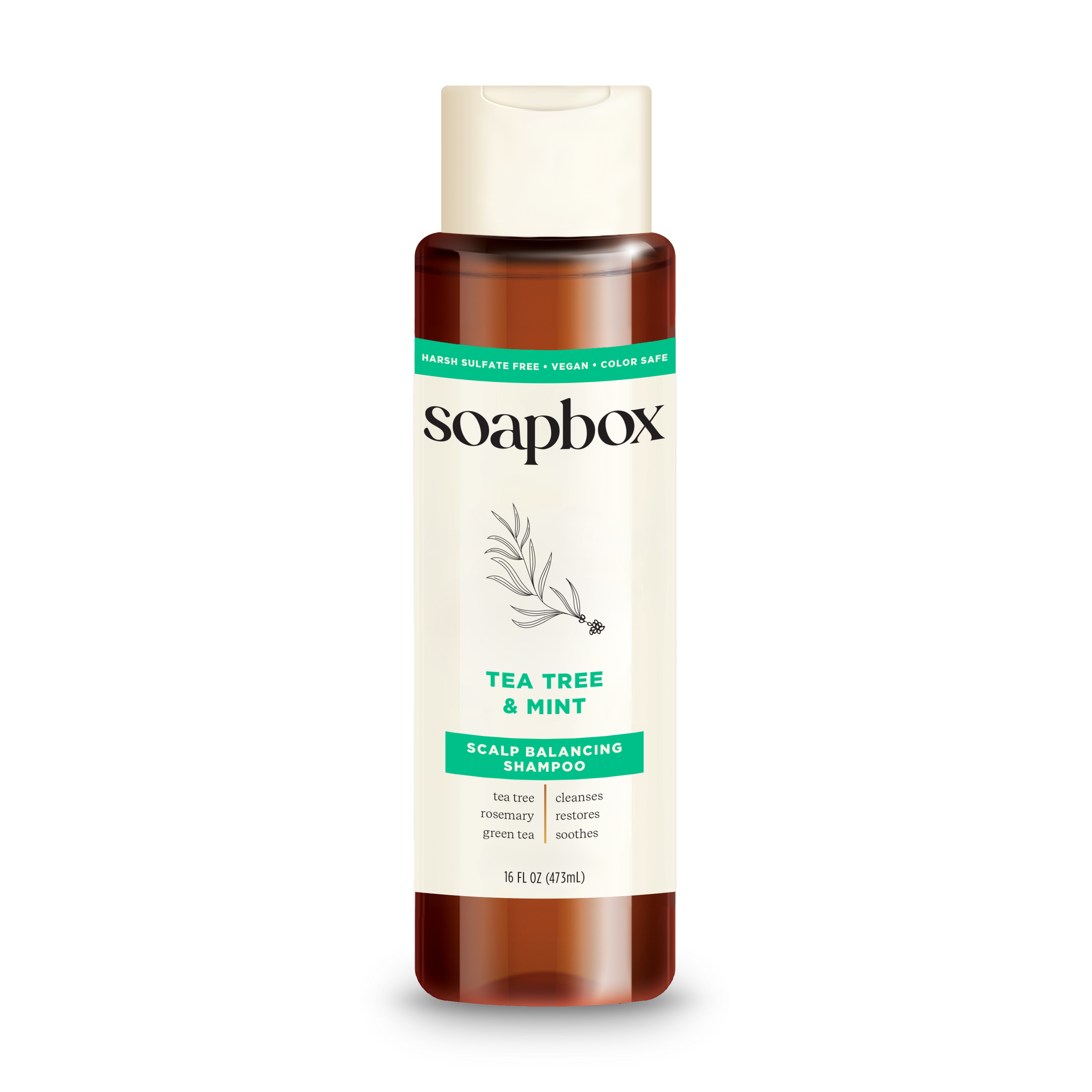 Tea Tree & Mint Scalp Balancing Shampoo — Soapbox