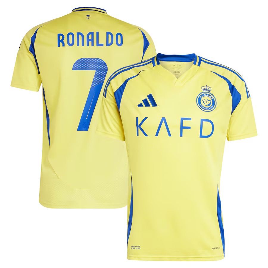 Al Nassr Ronaldo 7 Home Jersey 24/25 | Official Adidas Shirt