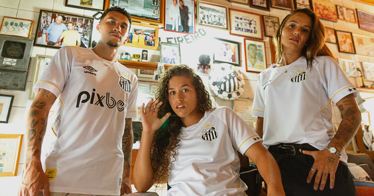 新品Santos FC Umbro ユニフォーム ゲームシャツ SEARA Umbro Launch