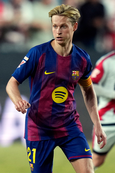 FCバルセロナ フランキー・デヨング Frenkie 21番 リーガ フレンキー