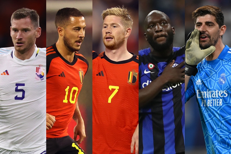 ベルギー代表がカタールW杯メンバー発表！ デ・ブライネら26名、負傷中