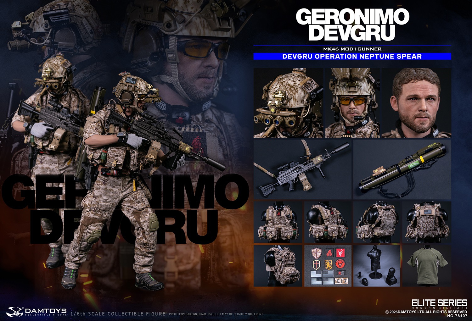 フィギュア専門店 -ソダチトイズ / 予約 DAMTOYS DEVGRU Operation