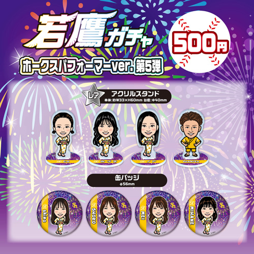 若鷹ガチャ ホークス ハニーズ mizuka 12点セット 若鷹ガチャ ホークス