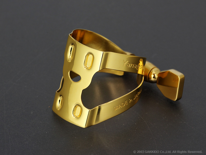 Yanagisawa SIXS リガチャー ゴールドメッキ ソプラノサックス