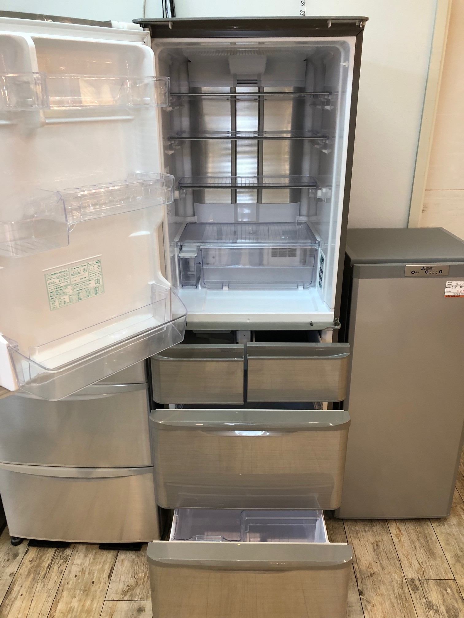 SHARP 4ドア冷蔵庫 2019年購入 412L SJ-GT42E-W 美品 SHARP 4ドア