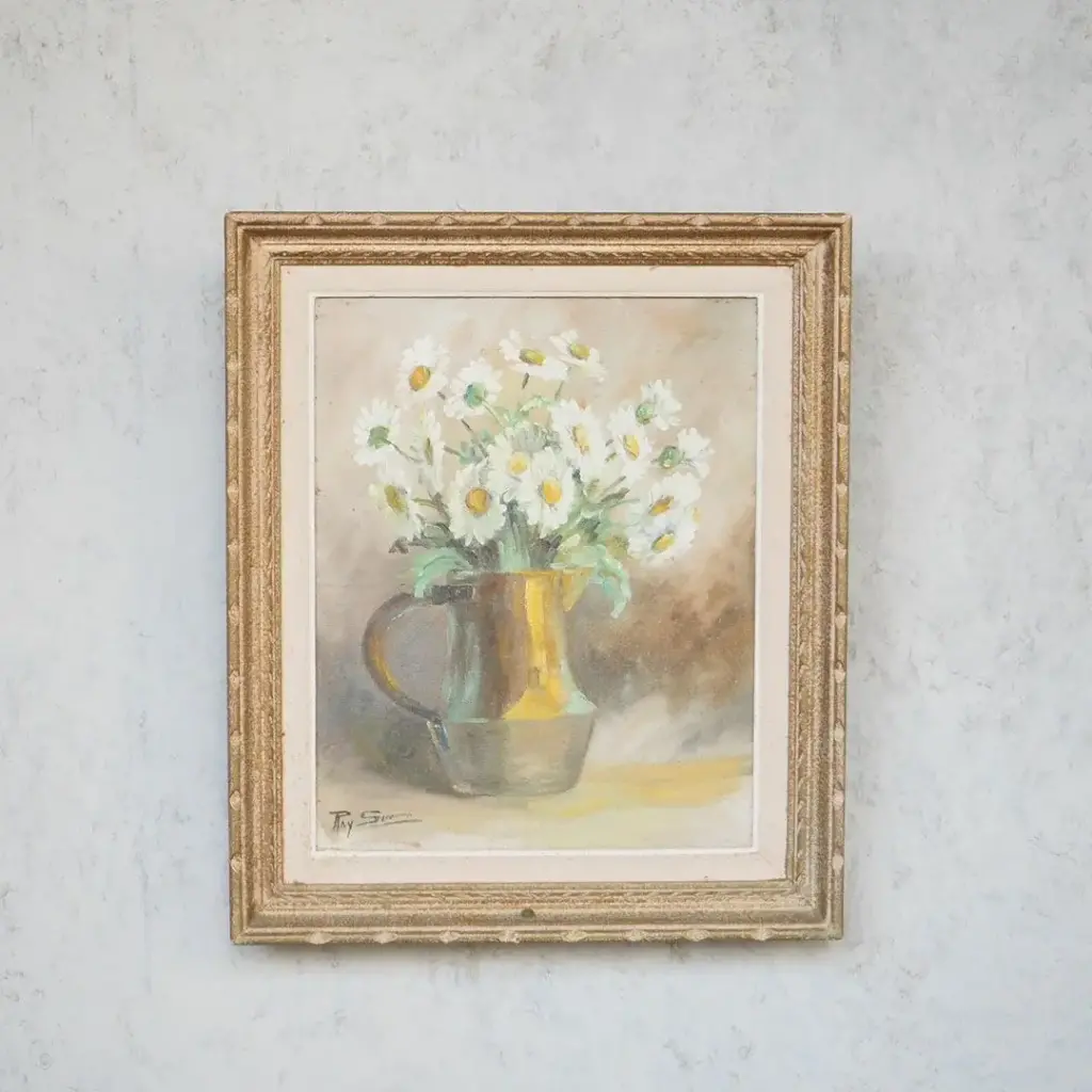 ヴィンテージピクチャー 油絵 イギリス 絵画 | 雑貨とアンティークのお
