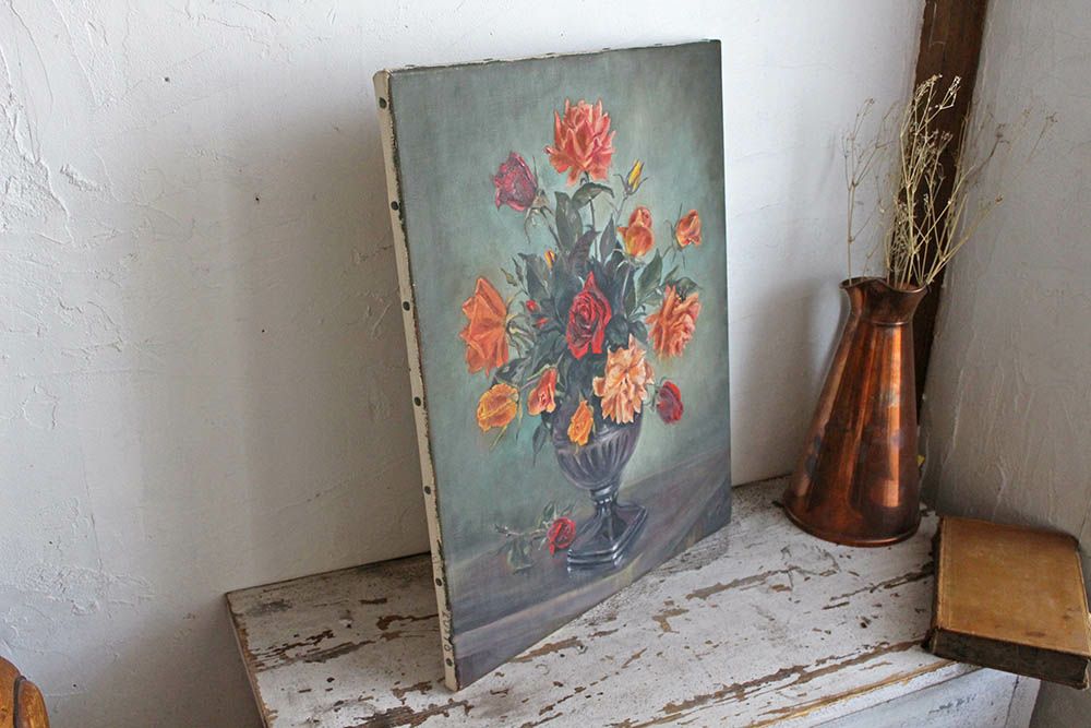 ヴィンテージ絵画/薔薇 | 雑貨とアンティークのお店MALTOの入荷