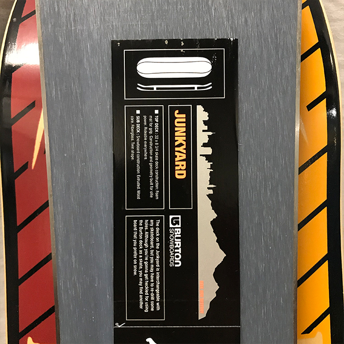 Junkyard Snowskate COLLECTORS ITEM – Salty Peaks Snowboard Shop