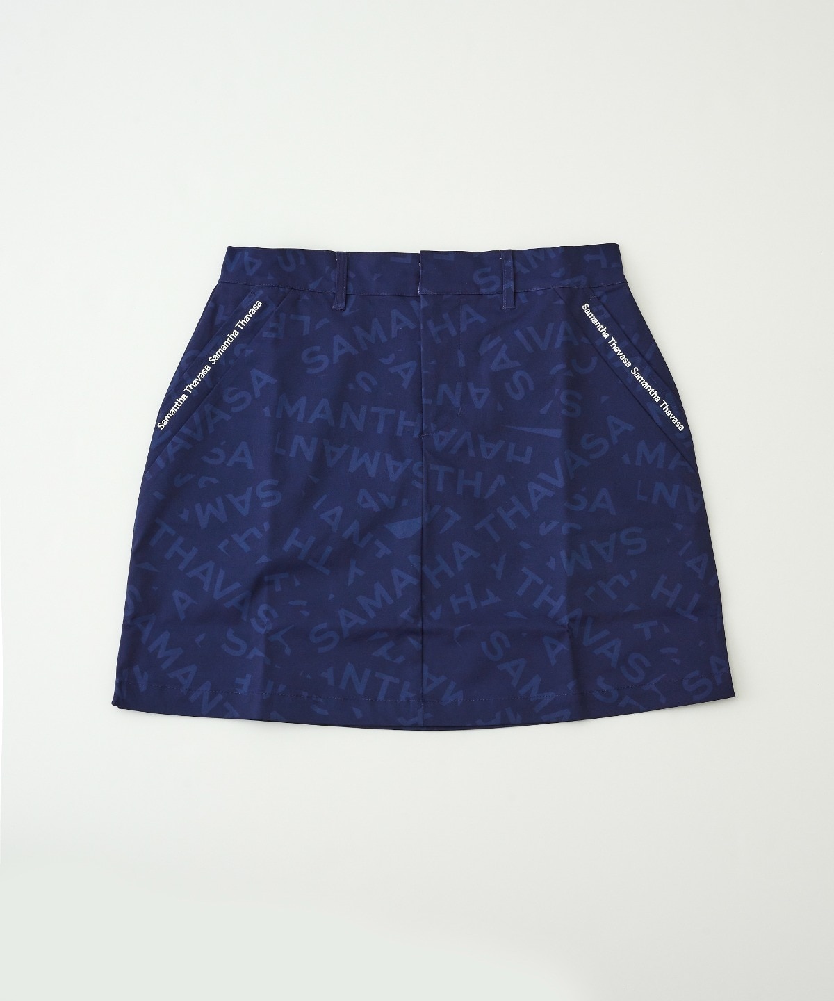 ロゴテープ総柄スカート(40(L) ブラック): Samantha Thavasa UNDER25