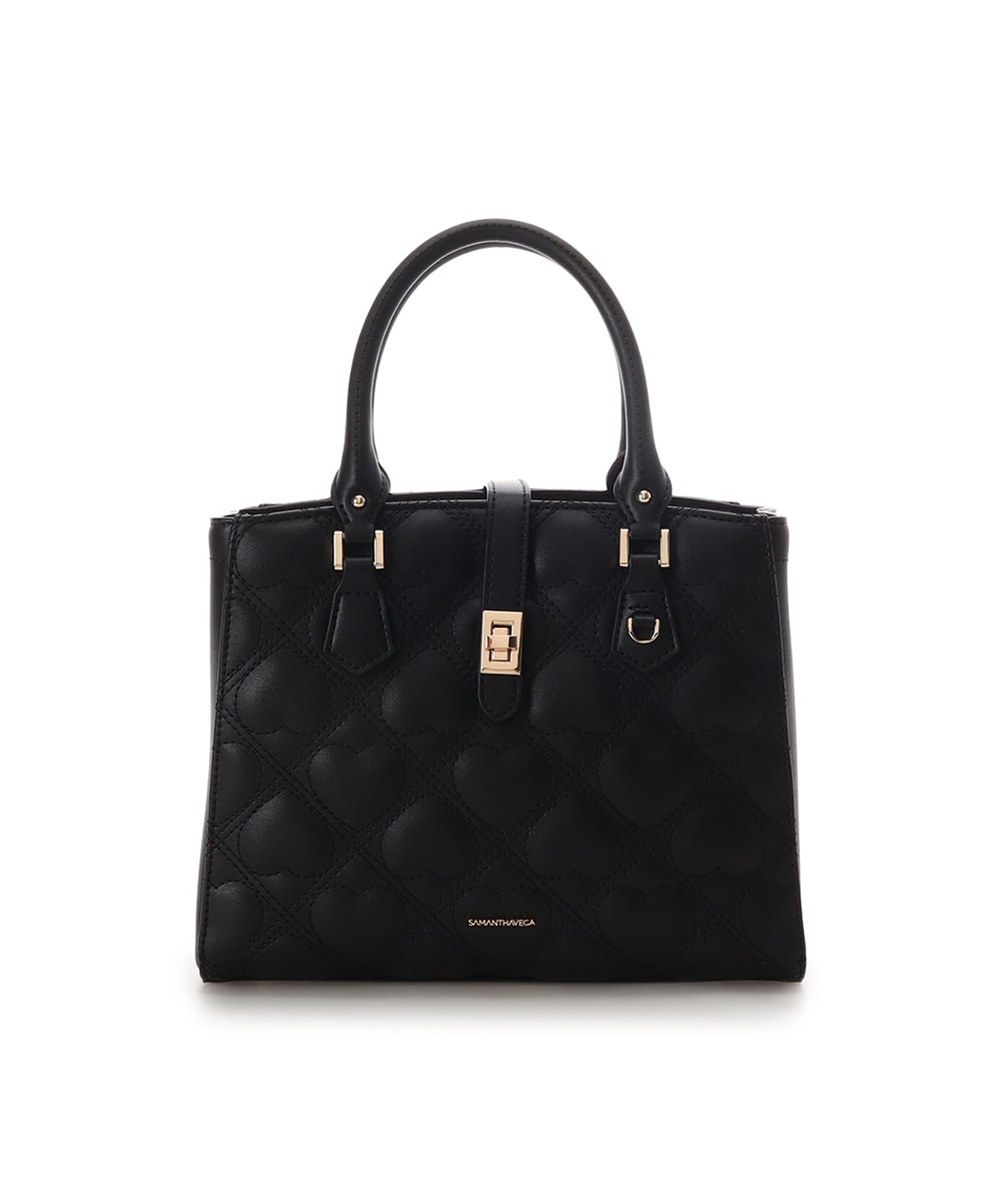 キルティングスタッズスクエアバッグ(FREE ブラック): SAMANTHAVEGA