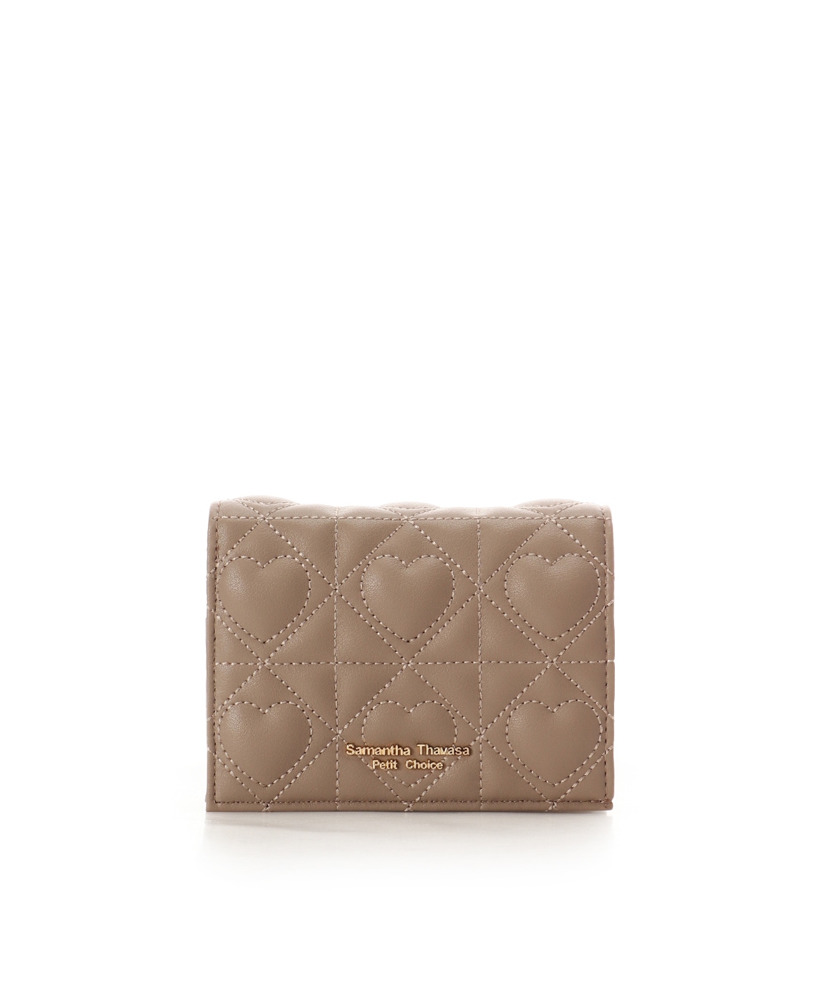 ハートキルト ミニ財布(FREE グレージュ): Samantha Thavasa Petit