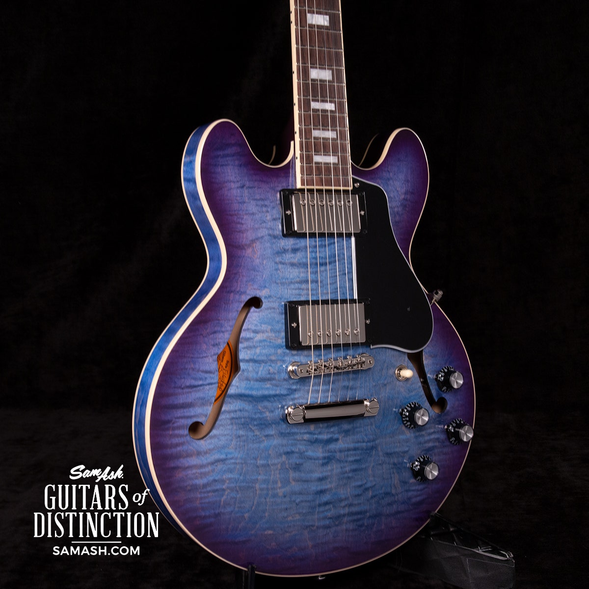 ES-339 FIGURED Semi-Hollow Electric Guitar (BLUEBERRY BURST)