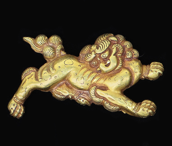 目貫 風神雷神 前金具 煙管 煙草入れ 連休値引き！ 目貫 風神雷神 前