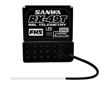 SANWA サンワ RX-493 受信機 とても綺麗です 使用期間少ない 美品