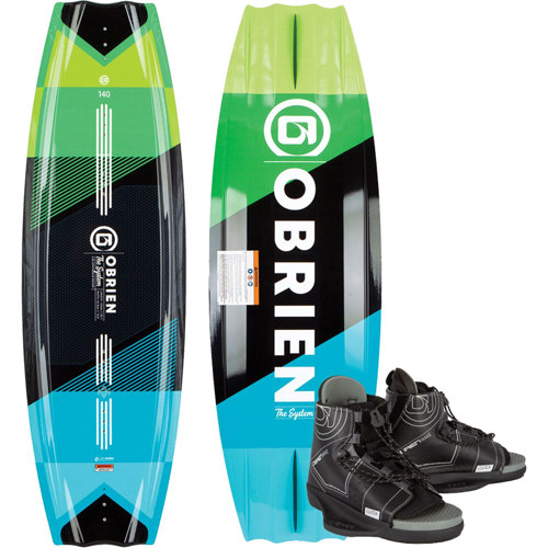 O'Brien System Wakeboard with Clutch Bindings, 2022 Model - Scuba