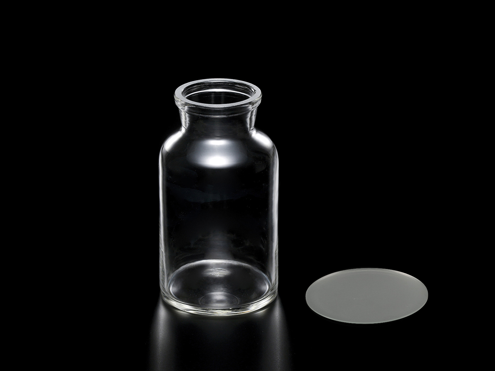 集気びん(普及型) （アルミふた付）250mL