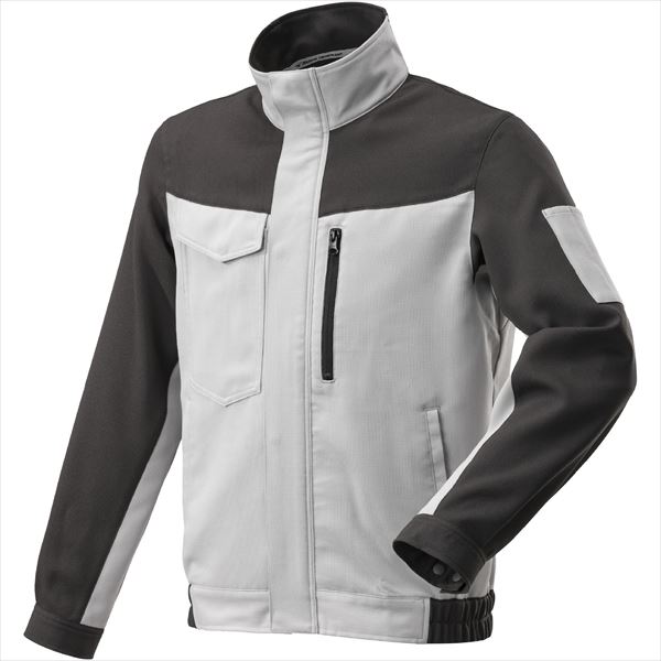 ワークジャケット 春夏 F2JEA183 チャコールグレー×ベイパーシルバー