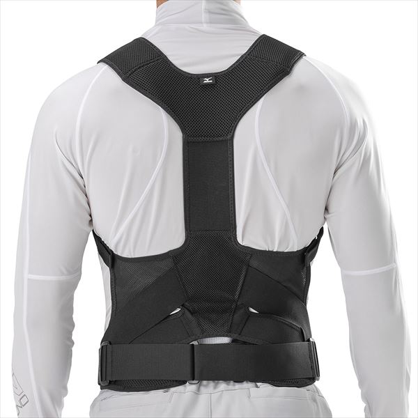 腰部骨盤ベルト 上半身帯付きタイプ ブラック M-L: 工具・ワークウェア