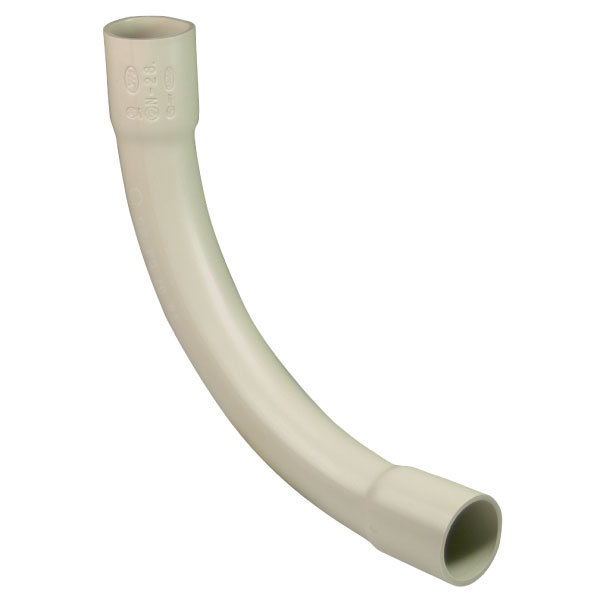 N28JHW ノーマルベンド（28）（アイボリー）: 電設用資材 - 蛙屋