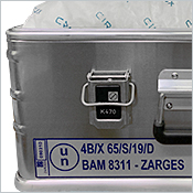 アルミボックスK470 ZRGS シリーズ ZRGS-40564-3｜輸送ケース／ラック