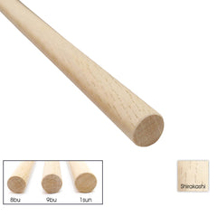 六尺棒 6尺(182 cm) 棒 1寸 (30 mm )赤樫製 六尺棒 6尺(182 cm) 棒 1寸