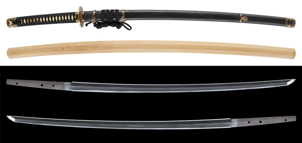 鐺・責金】模造刀 小太刀 長脇差 模擬刀 軽量アルミ刀身 拵え 鍔 刀 鐺